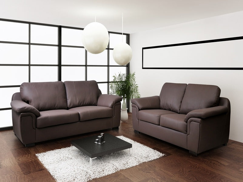 Amy 3+2 Faux Leather Sofa Set