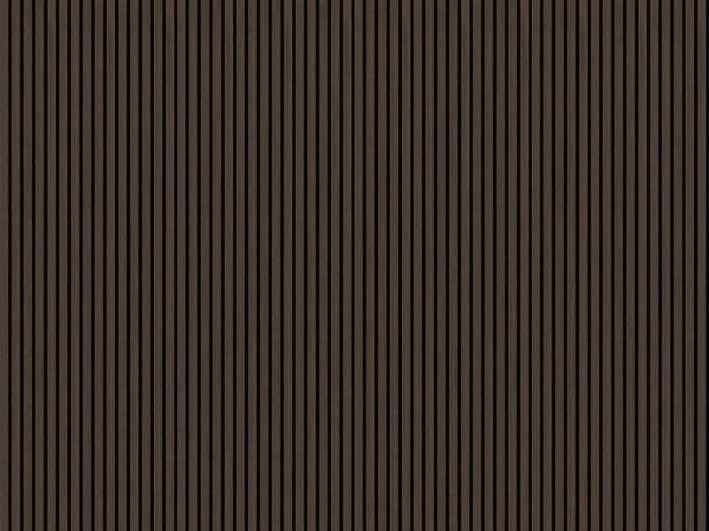 Dark Oak Decorative Acoustic Slat Wall Panel - 2400mm x 600mm