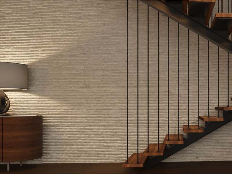 Decorative Stream PU Panel in Off White - Pack of 2